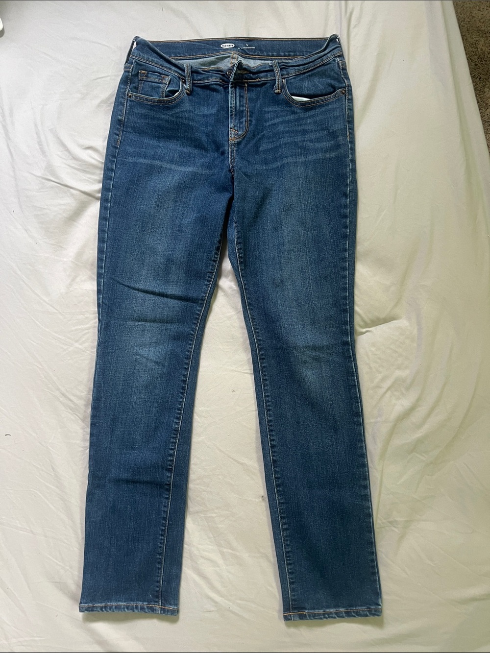 Old Navy Straight Leg Women’s Jeans - Dark Blue Wash